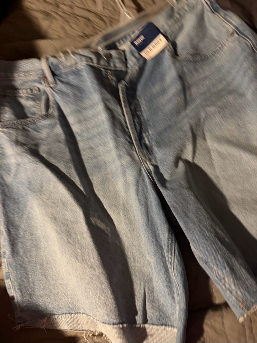 Old Navy Light Blue Baggy Jeans Shorts